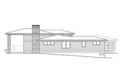 Contemporary House Plan #035-00887 Elevation Photo