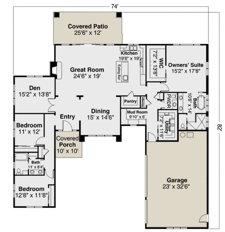 House Plan House Plan #25084 Drawing 1