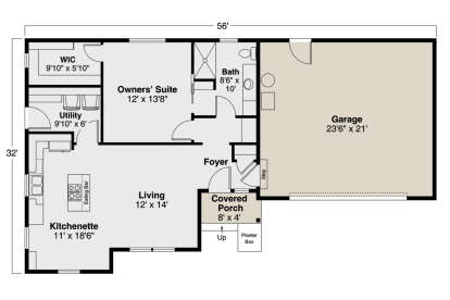 House Plan House Plan #25085 Drawing 1