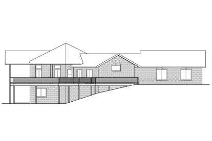 Lake Front House Plan #035-00890 Elevation Photo