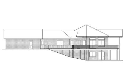 Lake Front House Plan #035-00890 Elevation Photo