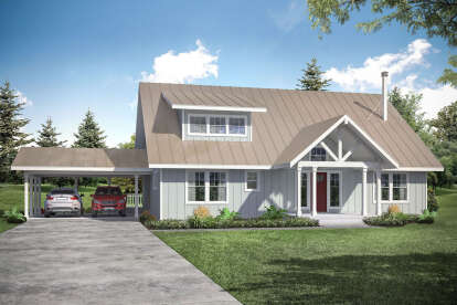 2 Bed, 3 Bath, 2475 Square Foot House Plan - #035-00892