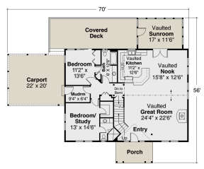 Main Floor for House Plan #035-00892