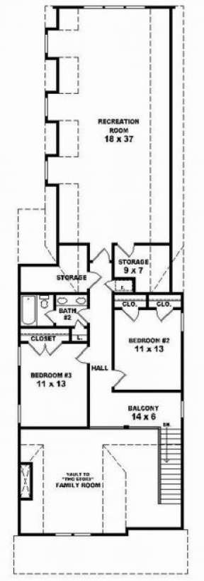 Second Floor for House Plan #053-00247
