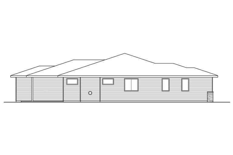 Modern House Plan #035-00893 Elevation Photo