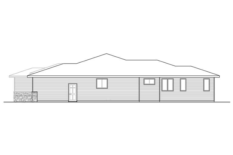 Modern House Plan #035-00893 Elevation Photo