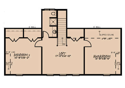 Second Floor for House Plan #8318-00180