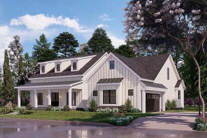 Modern Farmhouse House Plan #8318-00181 Elevation Photo