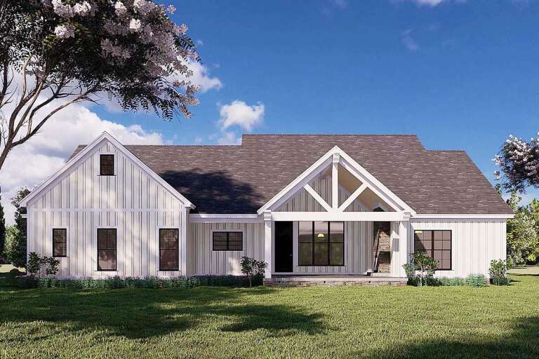 Modern Farmhouse House Plan #8318-00181 Elevation Photo