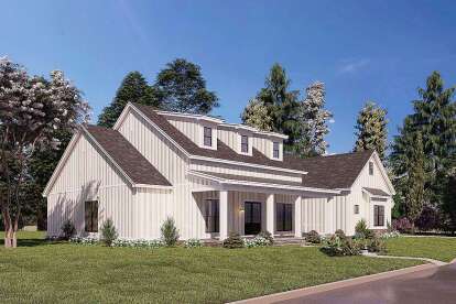 Modern Farmhouse House Plan #8318-00181 Elevation Photo