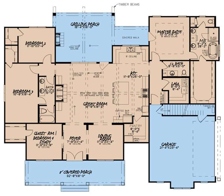 House Plan House Plan #25092 Drawing 1