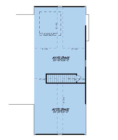 Attic Space for House Plan #8318-00181