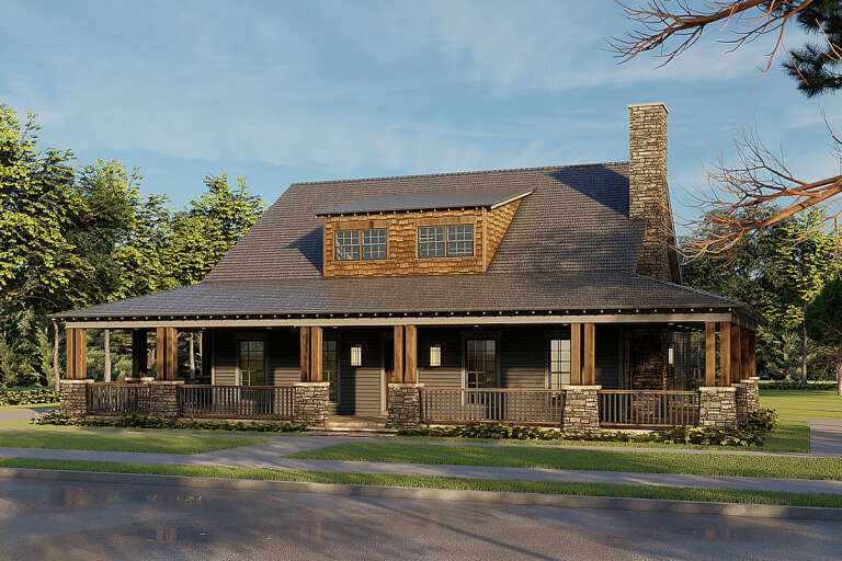 House Plan House Plan #25093 Front Elevation 