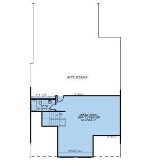 Optional Second Floor for House Plan #8318-00182