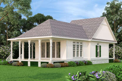 Cottage House Plan #048-00277 Elevation Photo