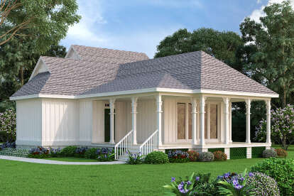 Cottage House Plan #048-00277 Elevation Photo