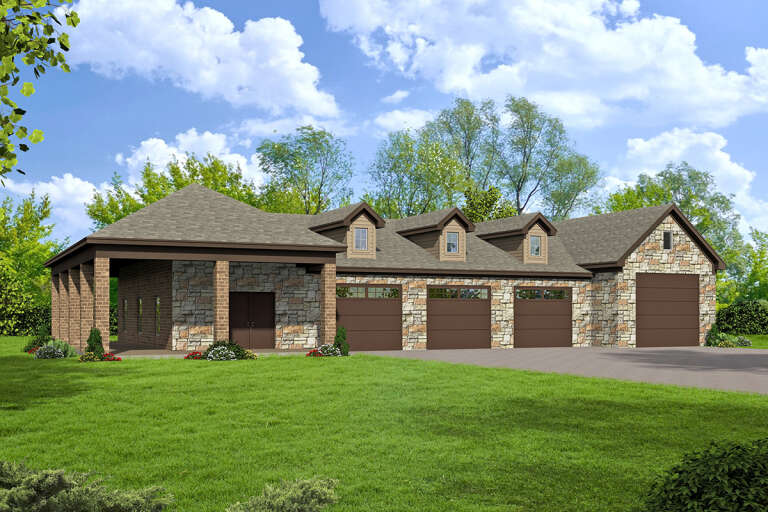 House Plan House Plan #25095 Front Elevation 