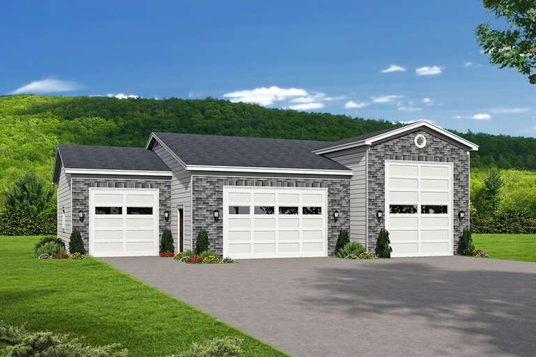 House Plan House Plan #25096 Front Elevation 