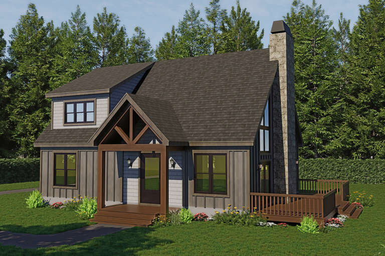 House Plan House Plan #25097 Front Elevation 