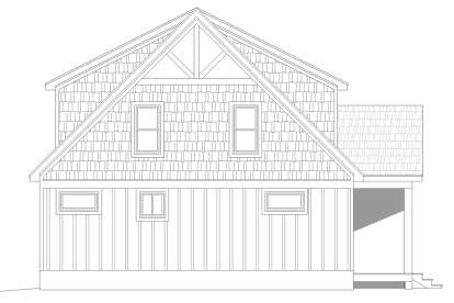 Cabin House Plan #940-00265 Elevation Photo