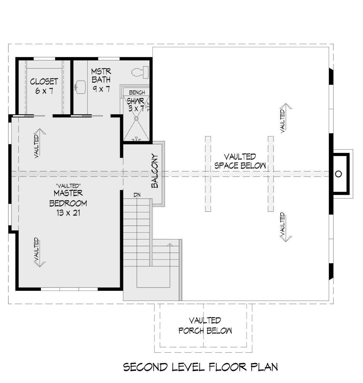 Second Floor for House Plan #940-00265