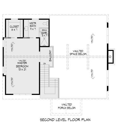 Second Floor for House Plan #940-00265