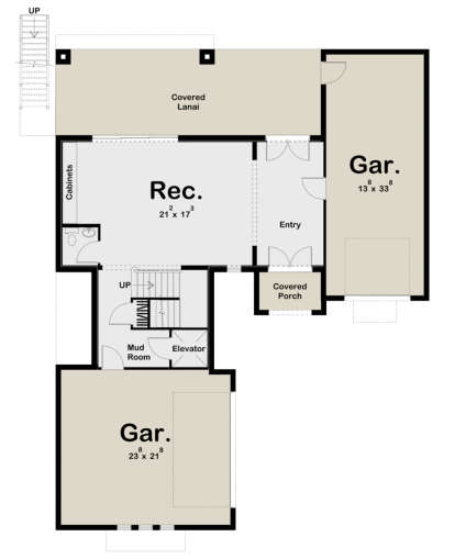 First Floor for House Plan #963-00473