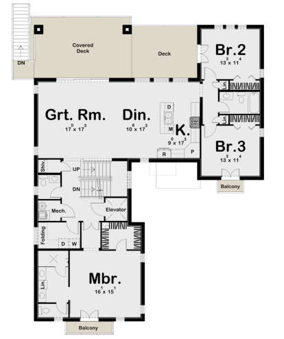 Main Floor for House Plan #963-00473