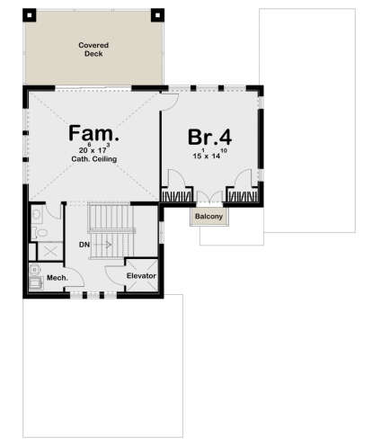 Third Floor for House Plan #963-00473