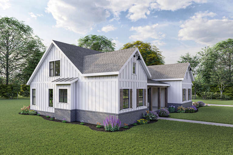 Modern Farmhouse House Plan #009-00299 Elevation Photo