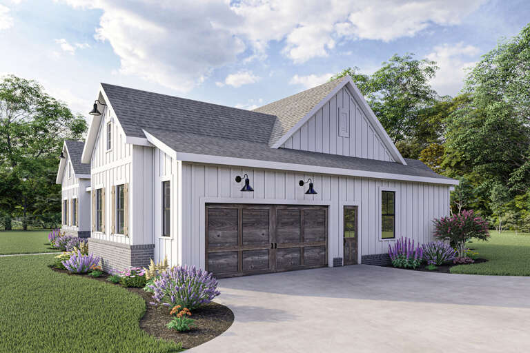 Modern Farmhouse House Plan #009-00299 Elevation Photo