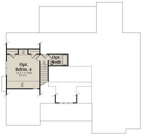 Optional Second Floor for House Plan #009-00299