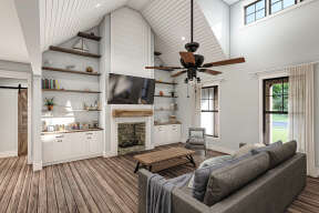 Modern Farmhouse House Plan #009-00299 Additional Photo