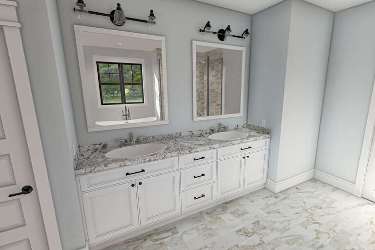 Modern Farmhouse House Plan #009-00299 Additional Photo