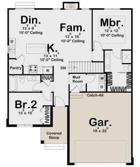 Main Floor for House Plan #963-00474