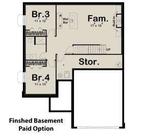 Basement for House Plan #963-00474