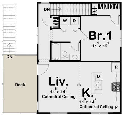 House Plan House Plan #25104 Drawing 2