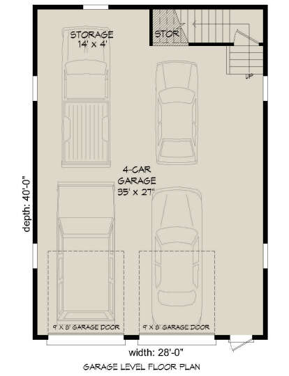 Garage for House Plan #940-00272