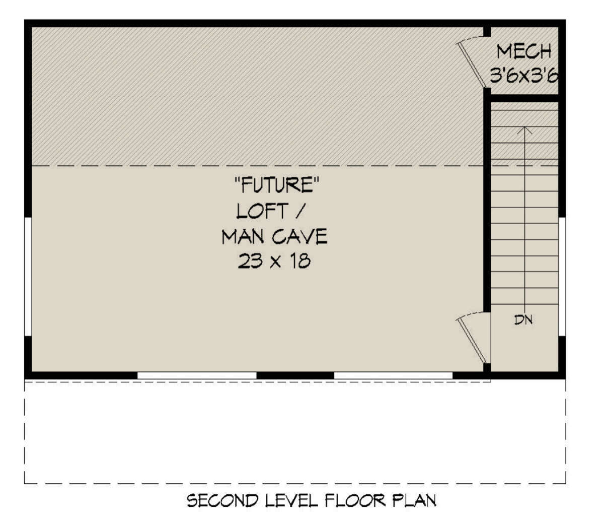 Loft for House Plan #940-00273