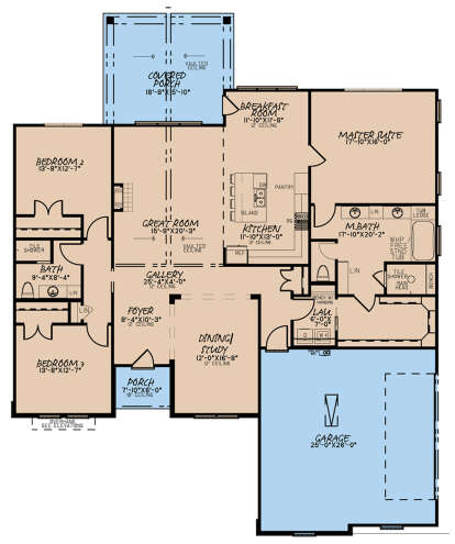 Main Floor for House Plan #8318-00183