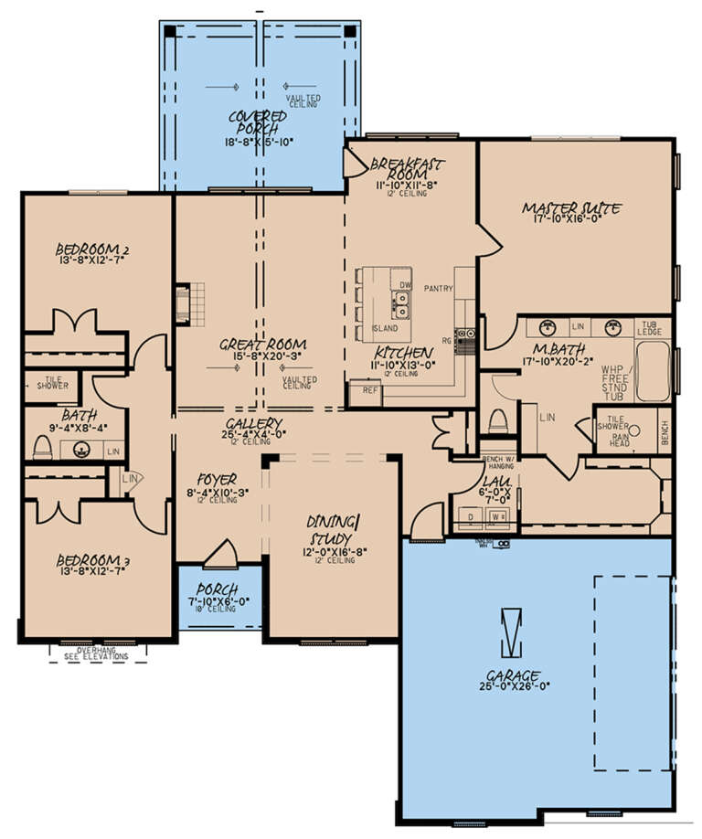 House Plan House Plan #25113 Drawing 1