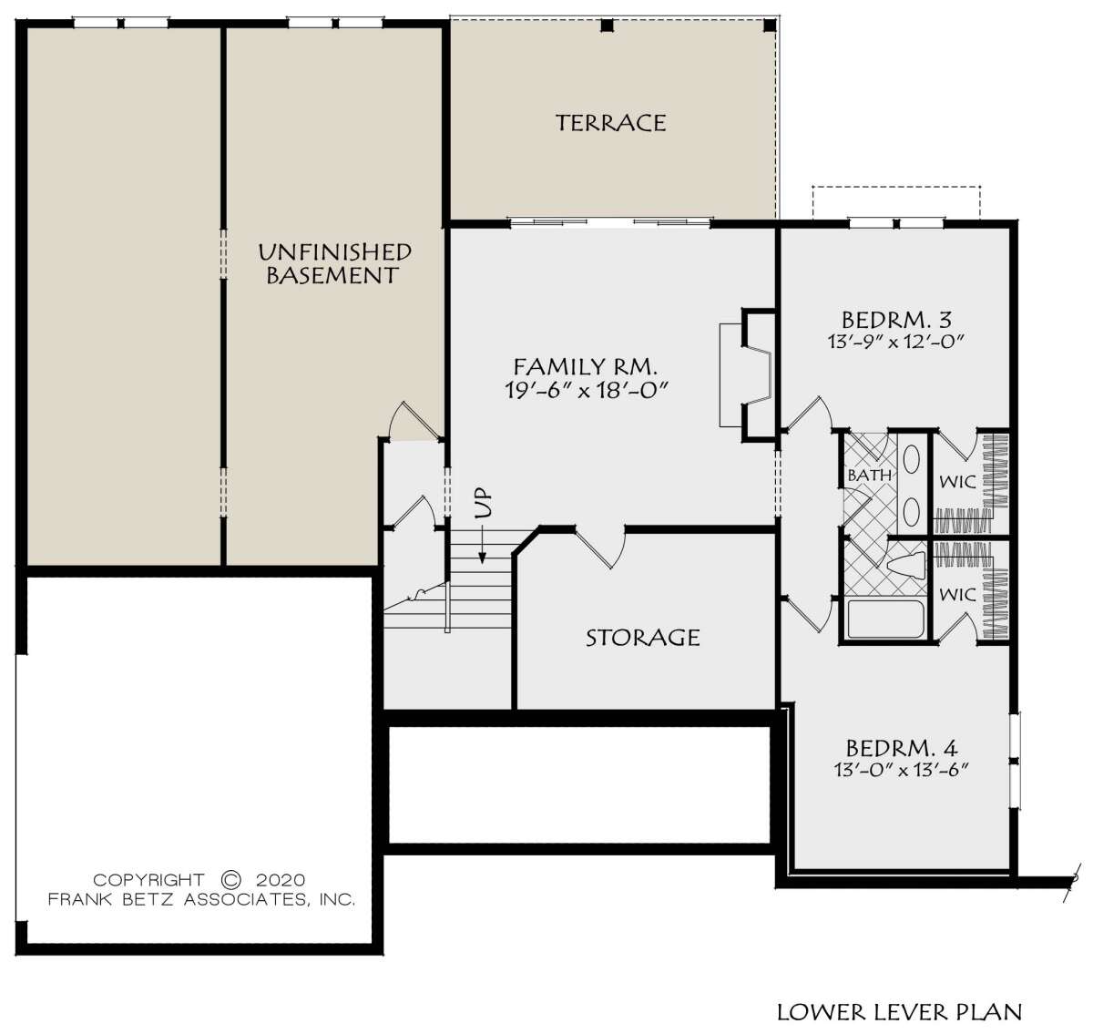 Basement for House Plan #8594-00446