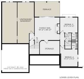 Basement for House Plan #8594-00446