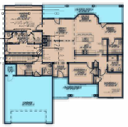 House Plan House Plan #25115 Drawing 1