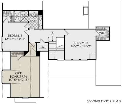 Second Floor for House Plan #8594-00447