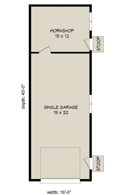 Garage for House Plan #940-00278