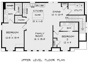 Second Floor for House Plan #6082-00184