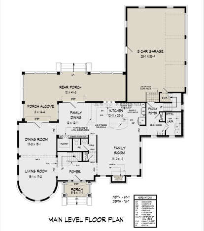 Main Floor for House Plan #6082-00185