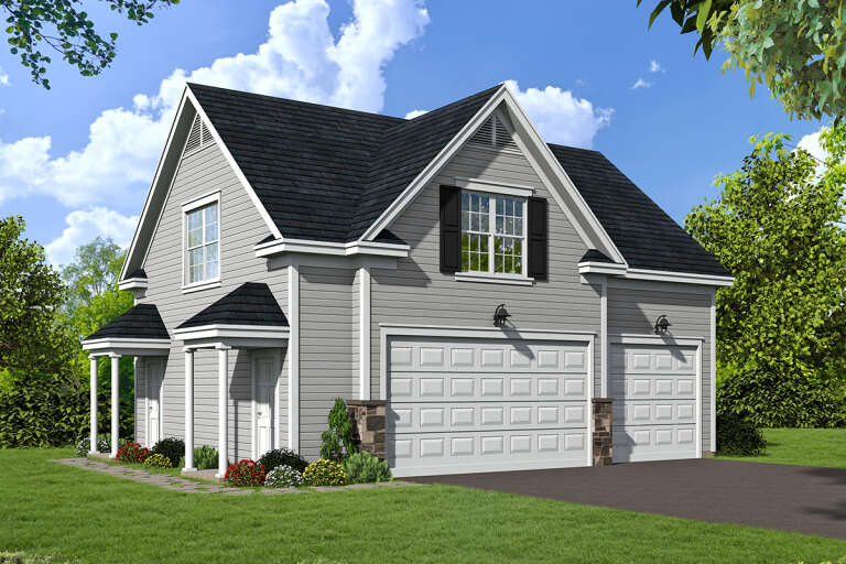 House Plan House Plan #25127 Front Elevation 