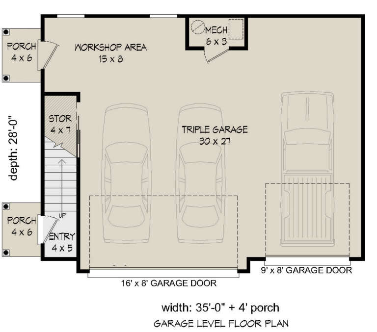 House Plan House Plan #25127 Drawing 1